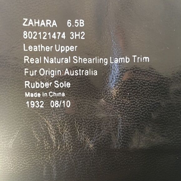 Lauren Ralph Lauren Shearling Cuffed Combat Boots - Picture 12 of 13